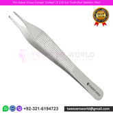 Pro Adson Tissue Forceps Toothed 12 CM 1x2 Teeth Best Stainless Steel
